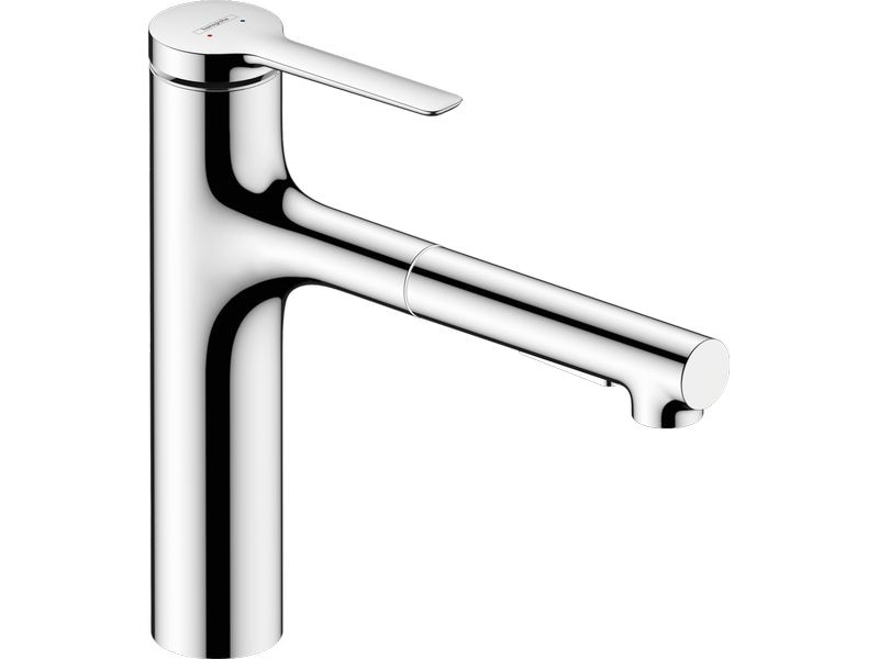 hansgrohe | Zesis M33 Küchenarmatur 160 ausziehbar | 2 Strahlarten, sBox lite Chrom