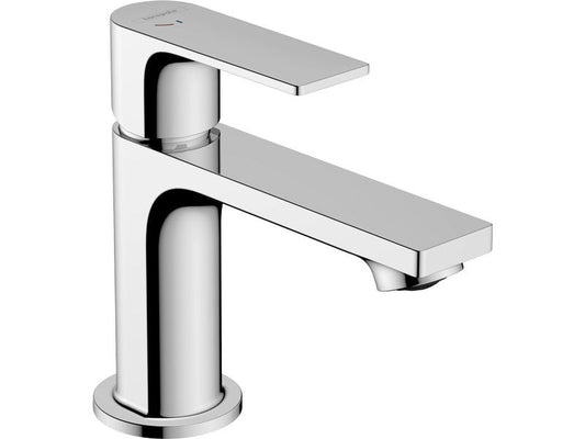 hansgrohe | Rebris E Waschtischarmatur 80 CoolStart | mit Zugstangen-Ablaufgarnitur