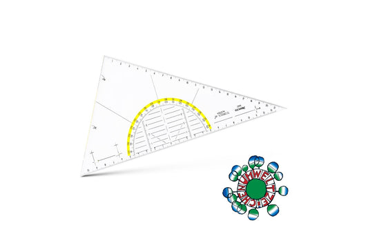 Aristo | TZ-Dreieck 26cm | ungleichschenklig, 60 Grad Winkel