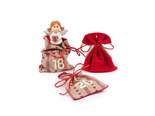 Pajoma | Adventskalender Besinnliche Zeit | 24 Beutel, L 180 cm, Beutel: 8.5x11 cm