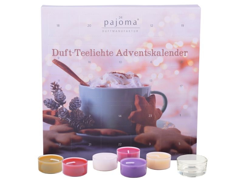 Pajoma | Adventskalender Christmas Cup | 6 verschiedene Duftrichtungen