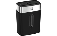 HP Inc. | HP Aktenvernichter OneShred 8CC schwarz | bis 8 Blatt, 15 Liter, Sicherheitsstufe 4