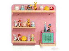 relaxdays | Kinderregal Toniebox Wand | Pink
