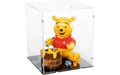 iDisplayit | Acryl-Display LEGO 43300 Winnie Puuh | Mit schwarzem Boden