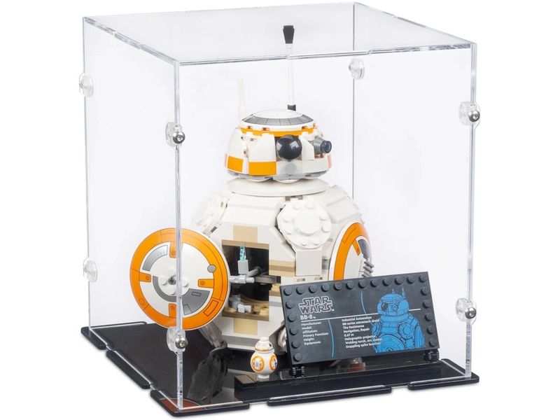 iDisplayit | Acryl-Display LEGO 75452 Star Wars | Mit schwarzem Boden