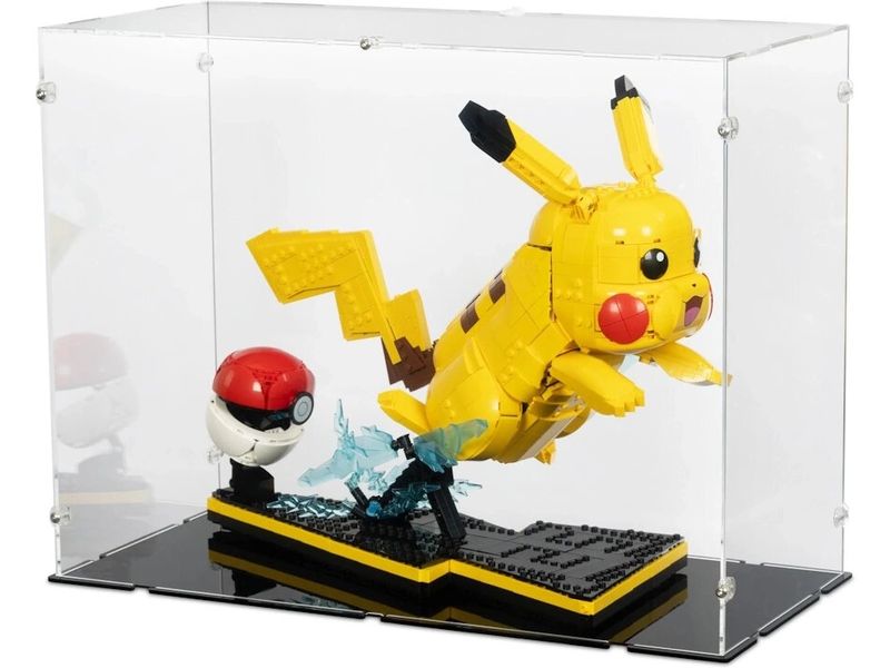 iDisplayit | Acryl-Display LEGO 72152 Pokémon | Mit schwarzem Boden