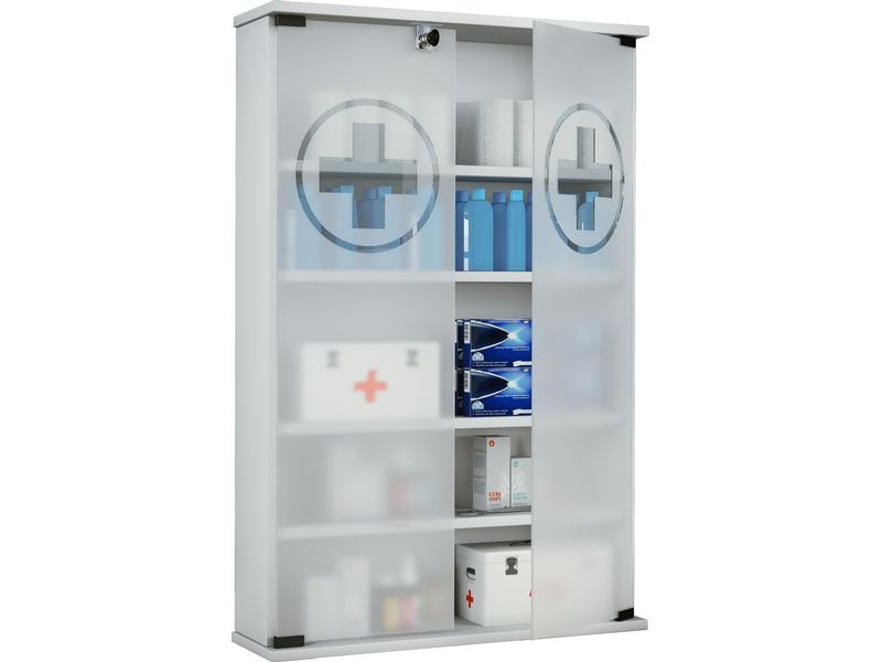 VCM | Medizinschrank Honula | Weiss