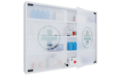 VCM | Medizinschrank Hustila L | Weiss