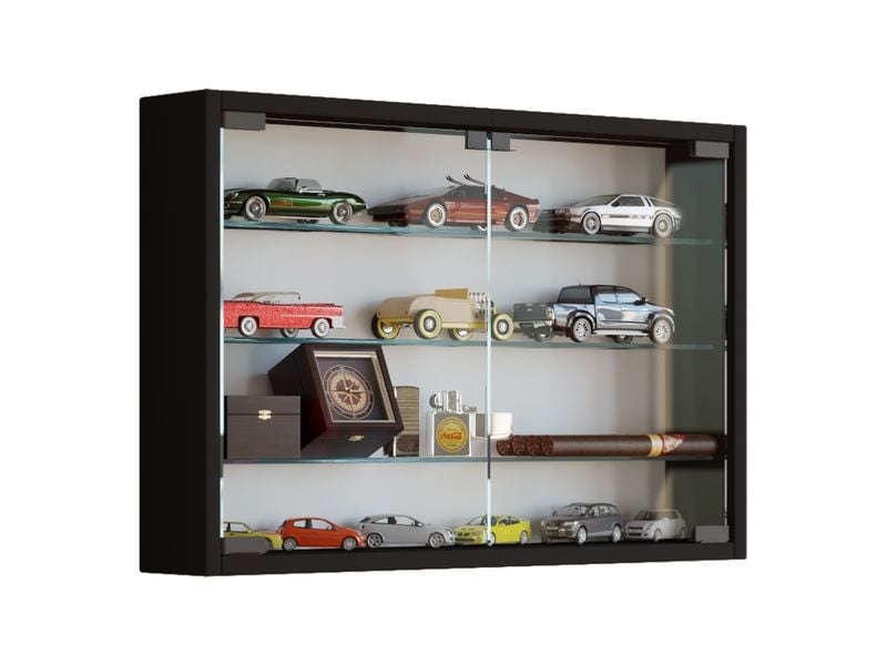 VCM | Wandvitrine Mandosa M | Schwarz