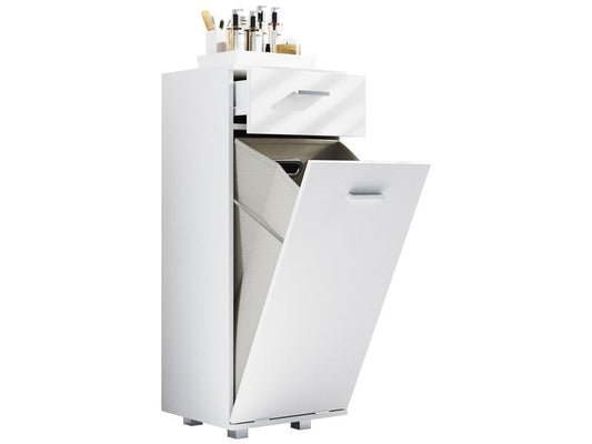VCM | Badzimmer Wäscheschrank Zalo S | Weiss