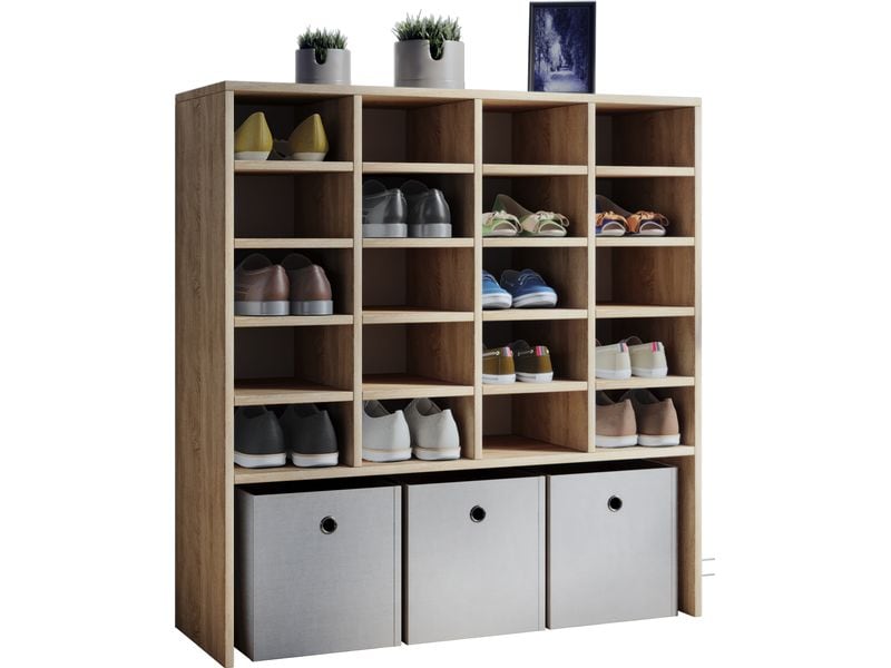 VCM | Schuhschrank Hinsol XL | Sonoma Eiche