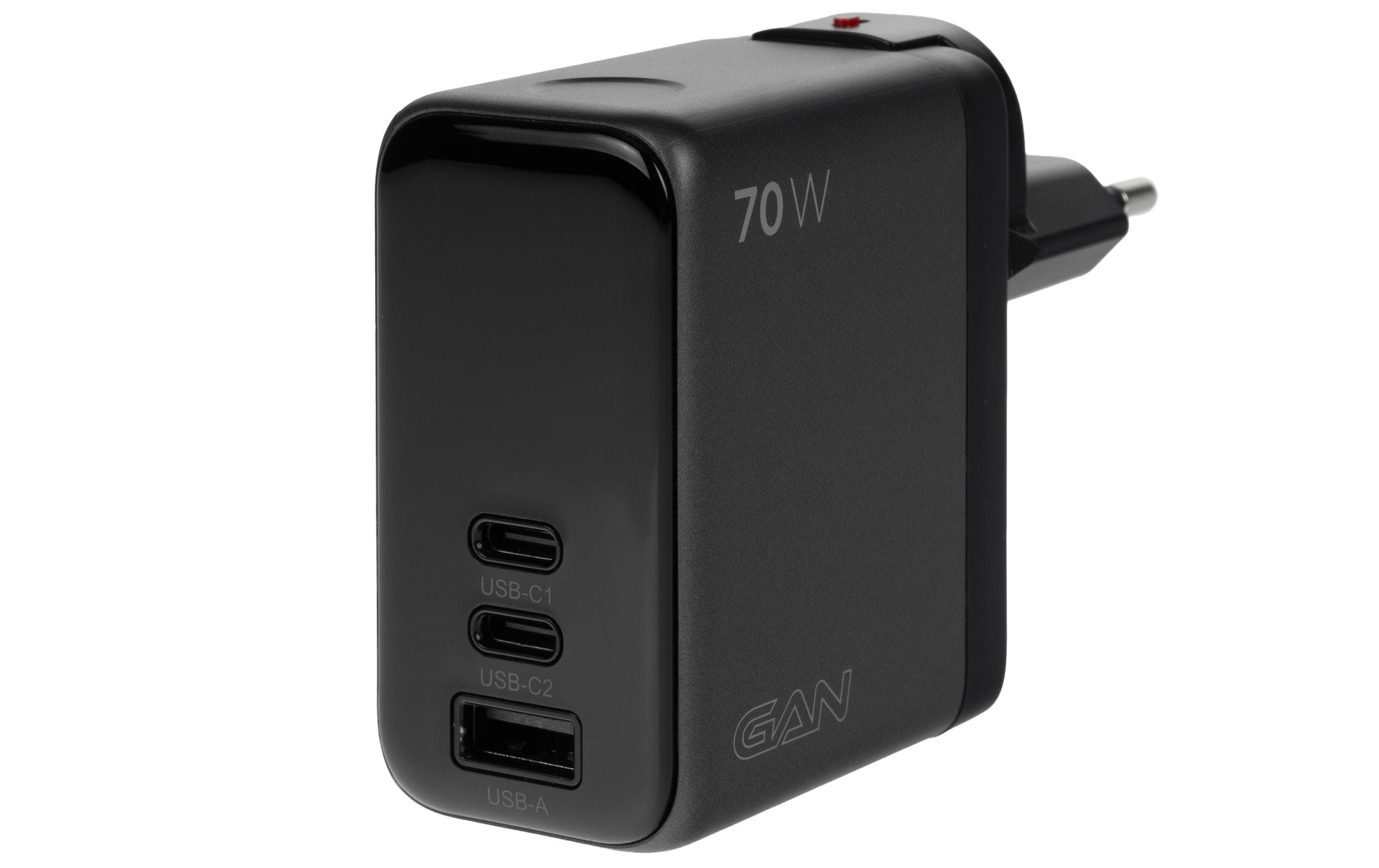 onit GaN-Reiseladegerät USB 2C1A 70W