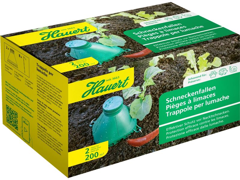 Hauert | Schneckenfalle 2er Set | Effektiver Schutz vor Nacktschnecken