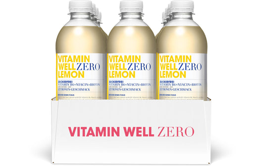 VITAMIN WELL | Zero Lemon | 12x0.5L, zuckerfrei