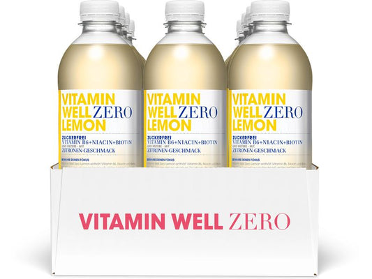 VITAMIN WELL | Zero Lemon | 12x0.5L, zuckerfrei