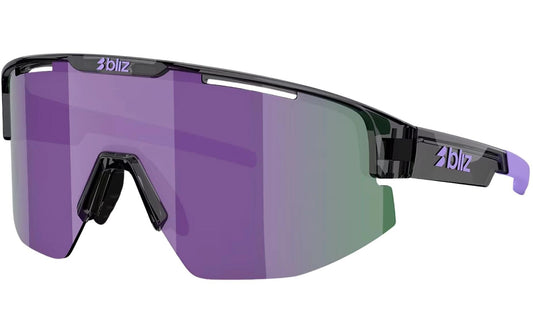 Bliz | Matrix Small, Crystal Black | Sportbrille, Lens Grey w Putple Multi