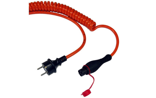 Votronic | 2305 Spiral-Anschlusskabel 230 V | mit Steckkupplung und Netzstecker