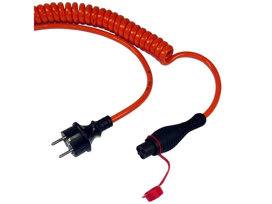 Votronic | 2305 Spiral-Anschlusskabel 230 V | mit Steckkupplung und Netzstecker