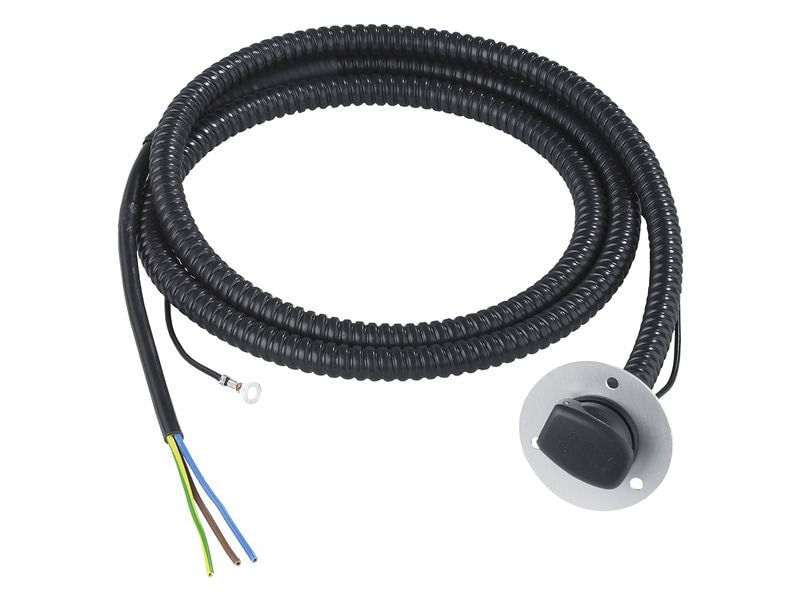 Votronic | 2303 Einbaukabel 230 V | Flanschstecker Calix komplett