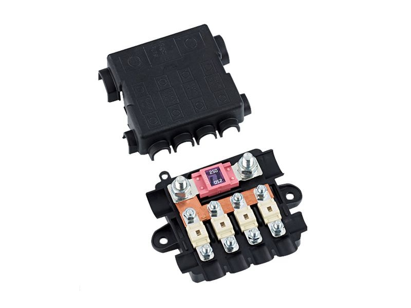 Votronic | 2216 Hochlast-Sicherungshalter | 5-fach mit Deckel