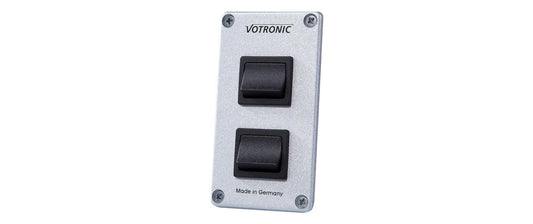Votronic | 1291 Schalter-Panel 2 x 16 A S | Für BlueSolar MPPT Serie