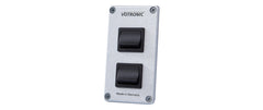 Votronic | 1291 Schalter-Panel 2 x 16 A S | Für BlueSolar MPPT Serie