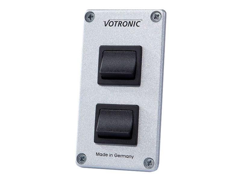 Votronic | 1291 Schalter-Panel 2 x 16 A S | Für BlueSolar MPPT Serie