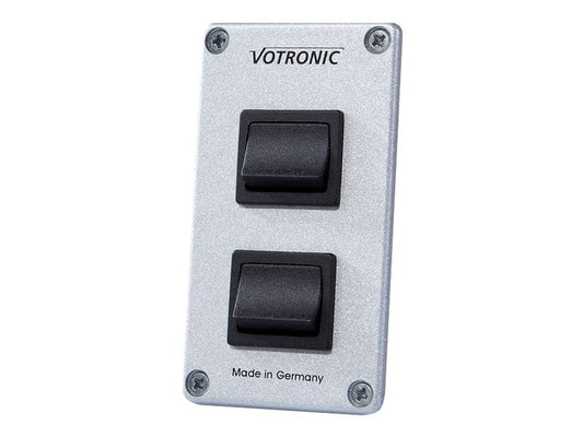 Votronic | 1291 Schalter-Panel 2 x 16 A S | Für BlueSolar MPPT Serie