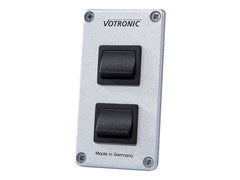 Votronic | 1291 Schalter-Panel 2 x 16 A S | Für BlueSolar MPPT Serie
