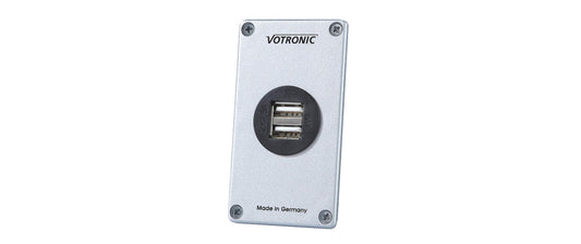 Votronic | 1297 Einbau USB Lade-Panel 5V 2,5A | Für BlueSolar MPPT Serie