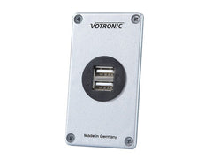 Votronic | 1297 Einbau USB Lade-Panel 5V 2,5A | Für BlueSolar MPPT Serie