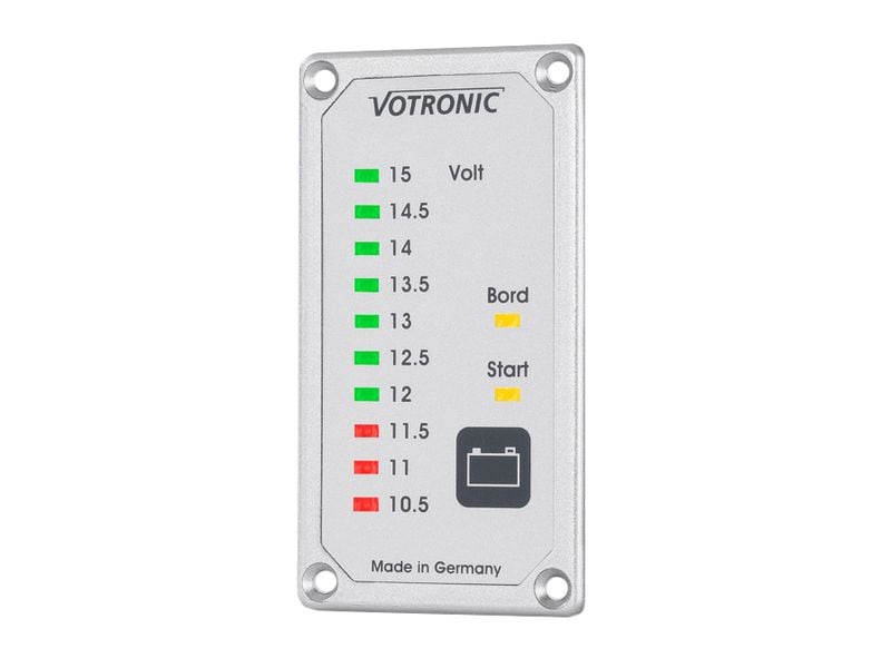 Votronic | 1245 Duo Akku Tester für Wandmon. | 9-90VDC