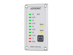 Votronic | 1245 Duo Akku Tester für Wandmon. | 9-90VDC