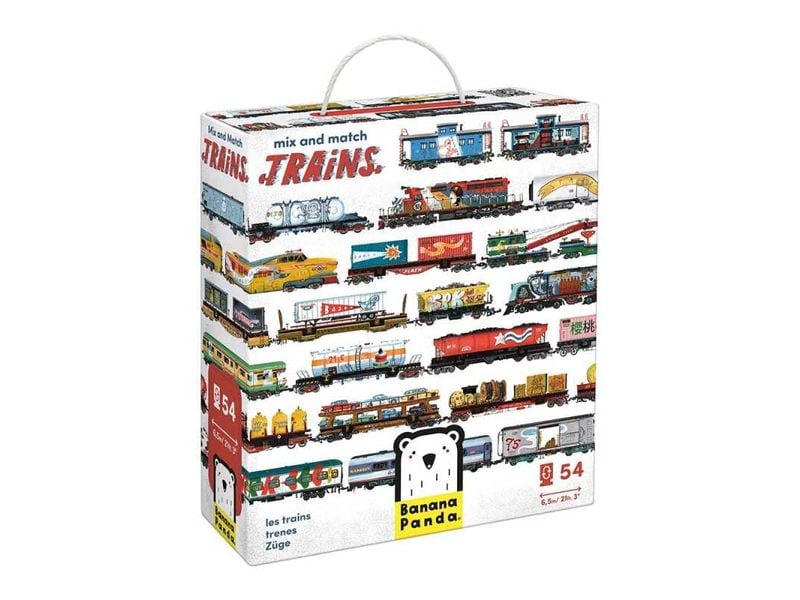 Banana Panda | Puzzle Mix and Match Trains