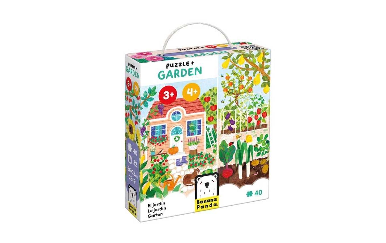 Puzzle Banana Panda Garden plus