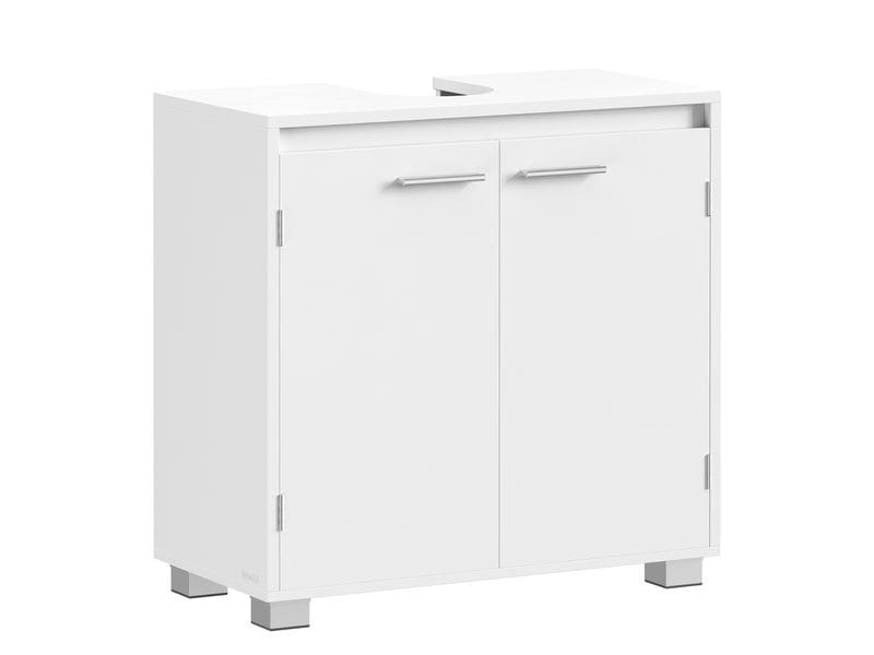 VASAGLE | Waschbeckenschrank, Weiss | 60x30x60 cm , MDF, Spanplatte