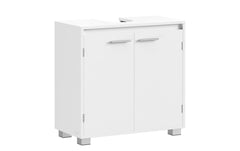 VASAGLE | Waschbeckenschrank, Weiss | 60x30x60 cm , MDF, Spanplatte