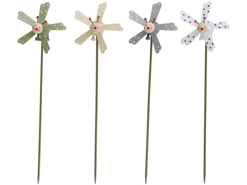Arti Casa | Gartenstecker, assortiert | Marienkäfer, Länge 40 cm