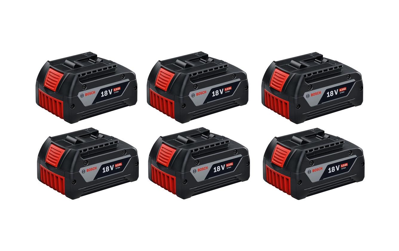 Akkupack 6x GBA 18V 4,0Ah