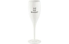 Koziol Sektglas Cheers Sip Sip Hooray