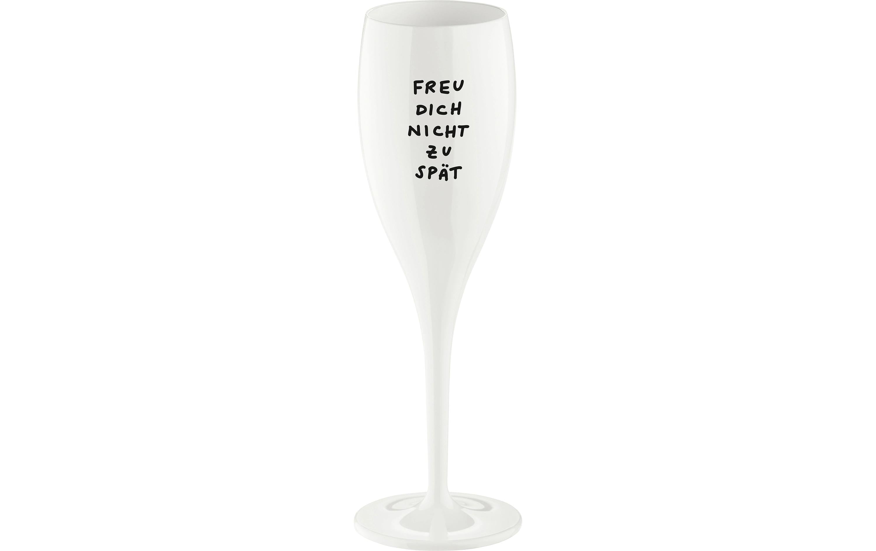 Koziol Sektglas Cheers Freu dich nicht
