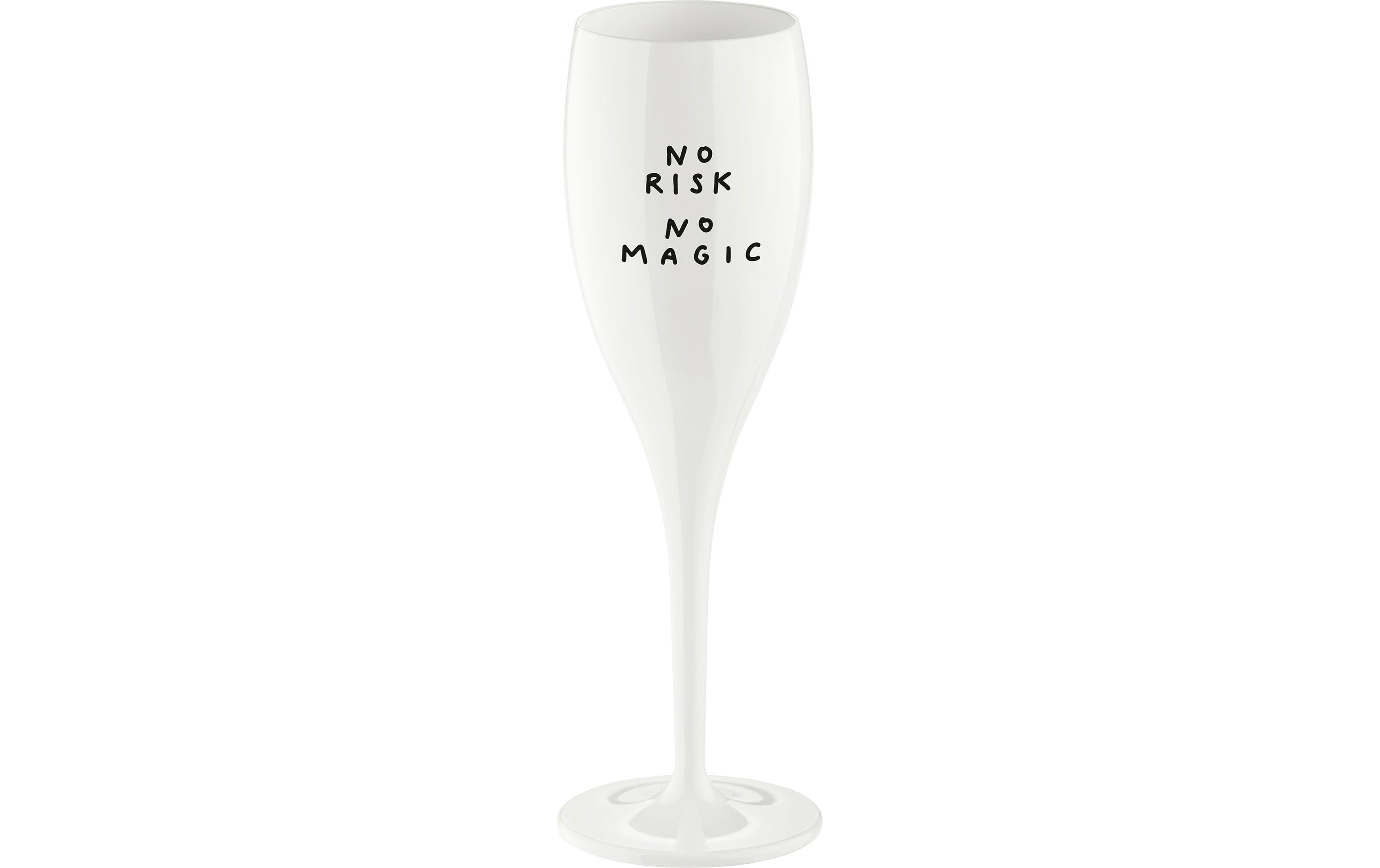 Koziol Sektglas Cheers No Risk No Magic