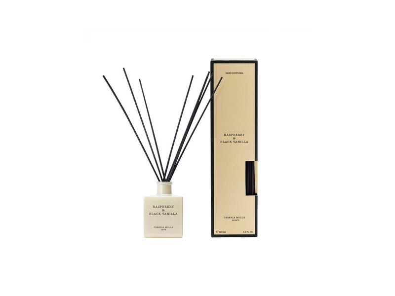 Cerería Mollá | CM Duftstäbchen Raspberry& | Bl. Vanilla, Premium Diffuser 100ml