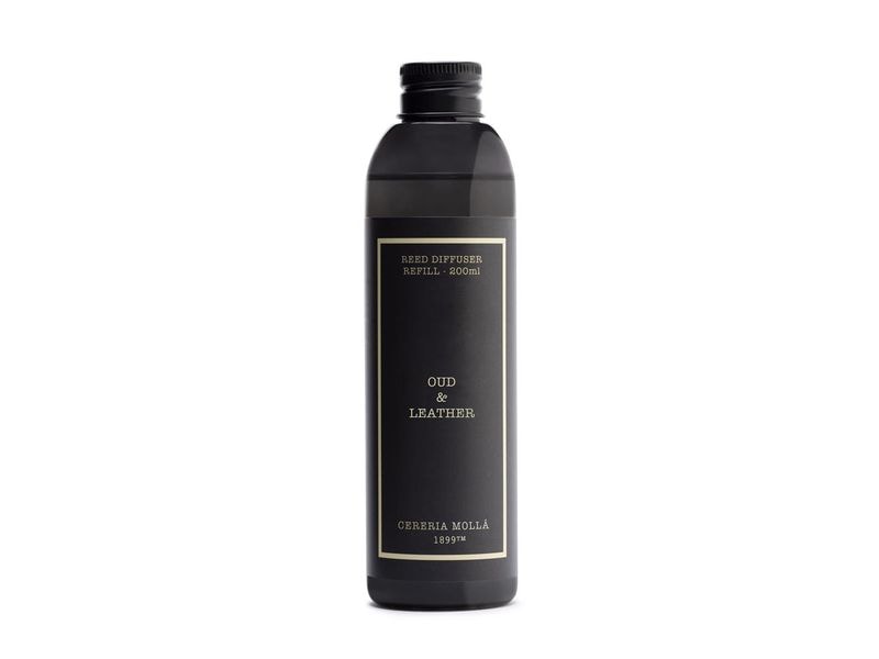 Cerería Mollá | CM Refill Oud & Leather | Premium Diffuser Refill 200ml