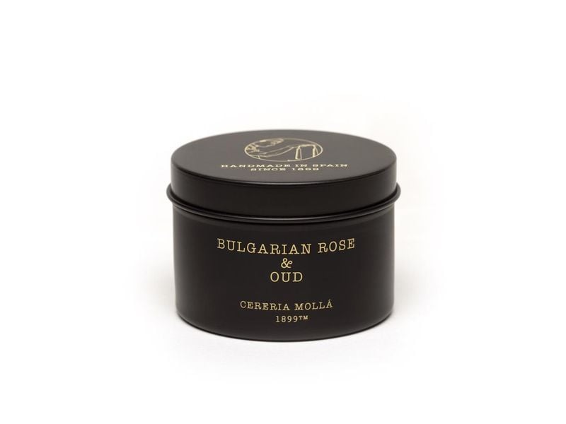 Cerería Mollá | CM Duftkerze Bulgarian Rose&Oud | Travel Tin Candle 90g