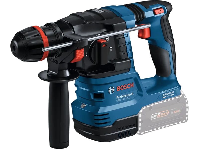 Bosch Professional | Akku-Bohrhammer mit ONECHUCK | GBH 18V-22 X