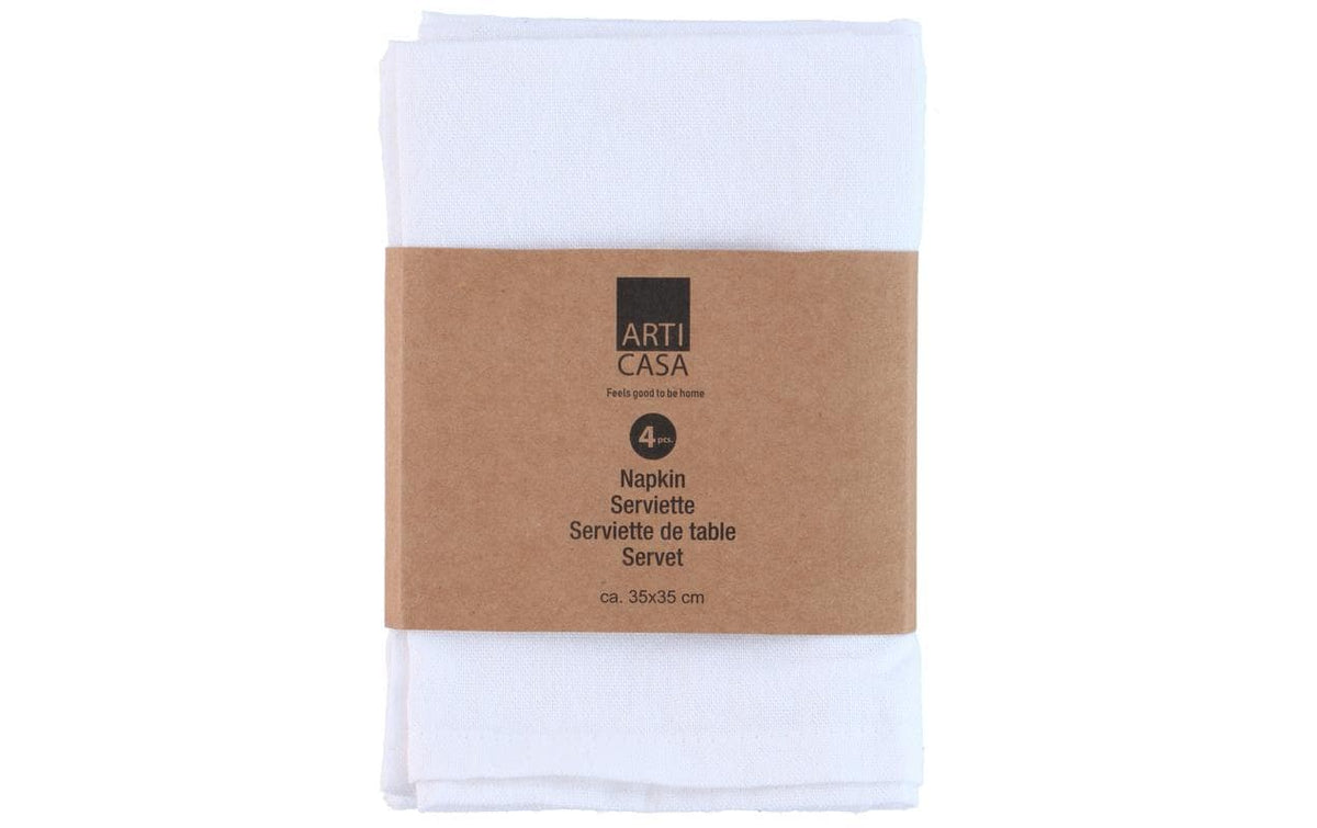 Arti Casa Stoffserviette 4er Set, 35x35 cm