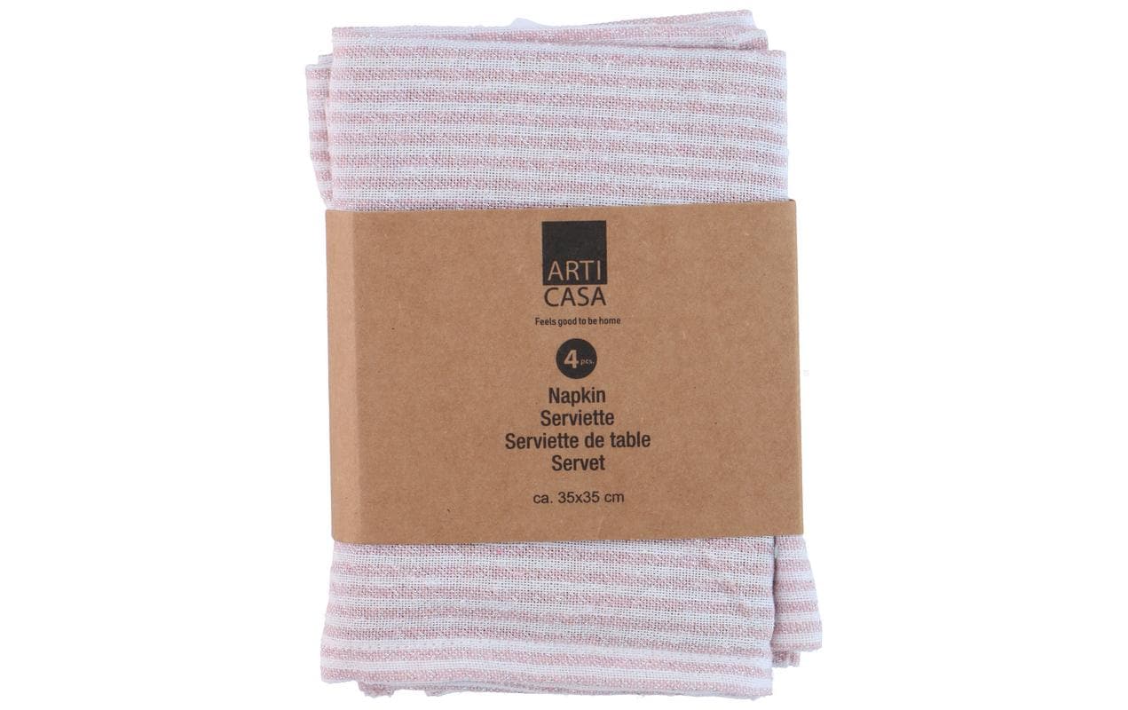 Arti Casa Stoffserviette 4er Set, 35x35 cm