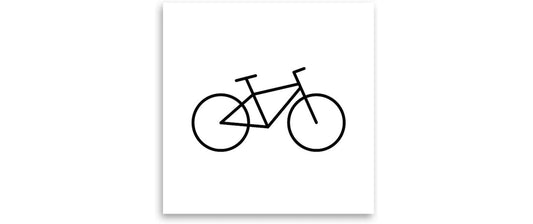 minink | Tattoo Fahrrad | Grösse: S (3.5 cm x 1.9 cm)