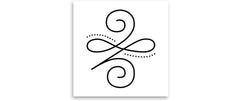 minink | Tattoo Stärke Symbol | Grösse: S (3.6 cm x 4.1 cm)